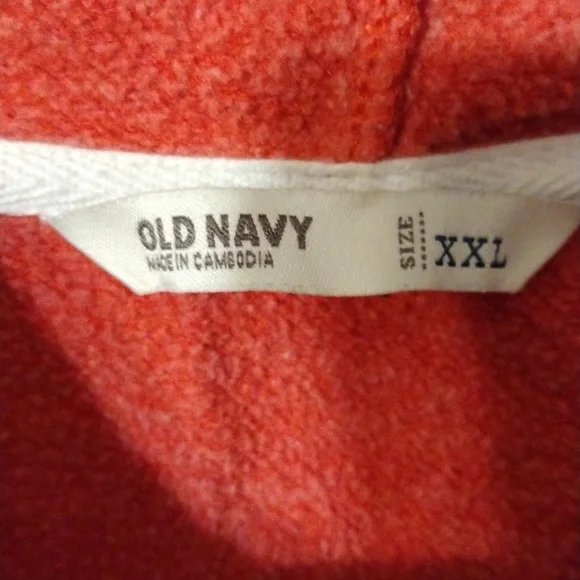 Old Navy, women's hooded zipper front sweatshirt in XXL. - Picture 2 of 4